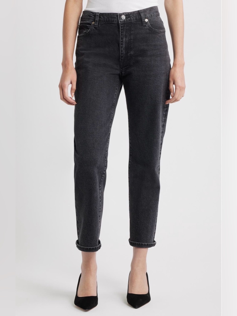 Frame Denim The Borrowed Mid-Rise Boyfriend Jeans